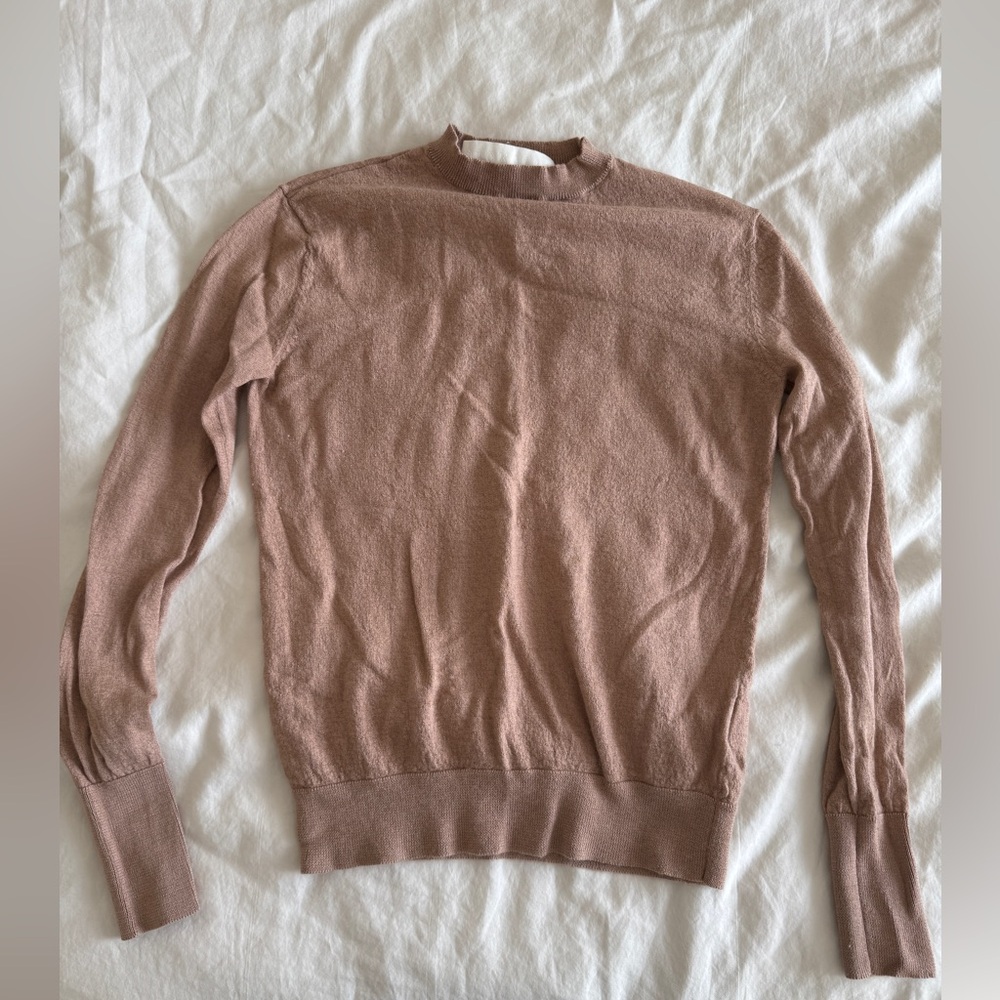 Silk/Cashmere Tan Women's Sweater